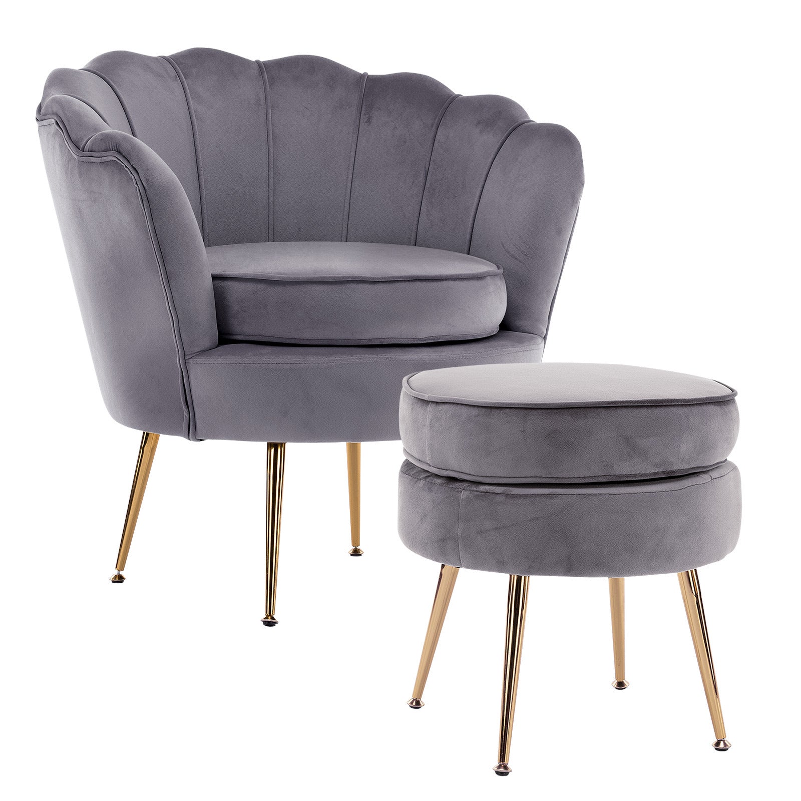 Scallop best sale accent chair