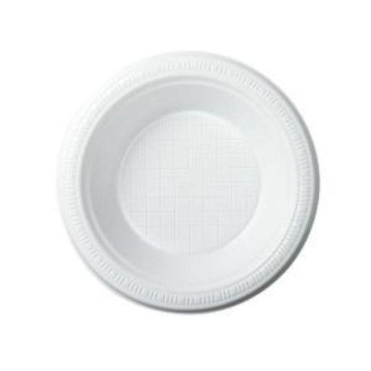 500 Bowls Plastic Round White 175Mm