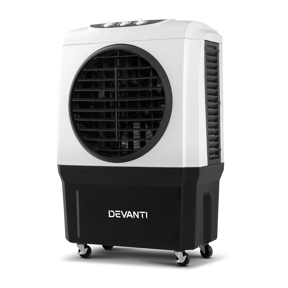 Devanti Evaporative Air Cooler Industrial Commercial Portable Water Fan Workshop