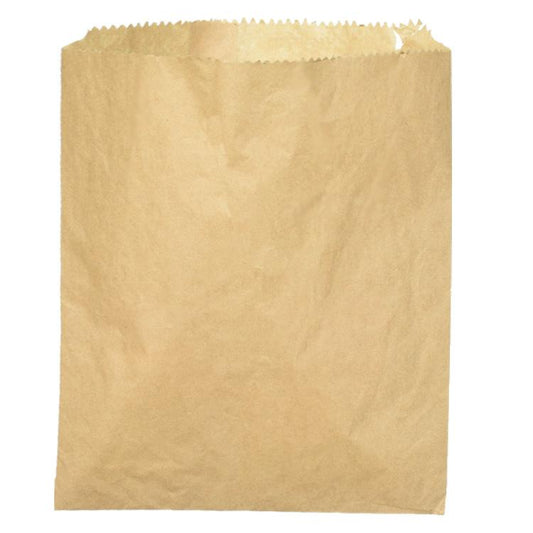 Paper Bags 500 Brown Flat