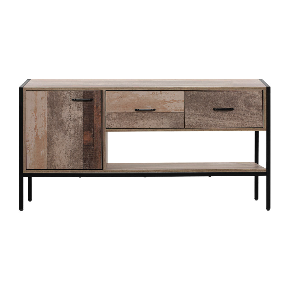 Artiss TV Stand Entertainment Unit Storage Cabinet Industrial Rustic Wooden 120cm