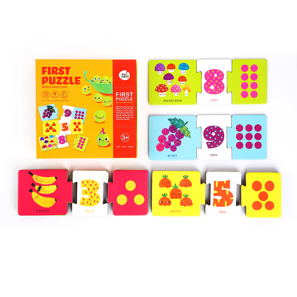 FIRST PUZZLE-MATCH AND COUNT GAME