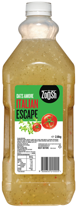 4 X Zoosh Dressing Italian 2.6Kg