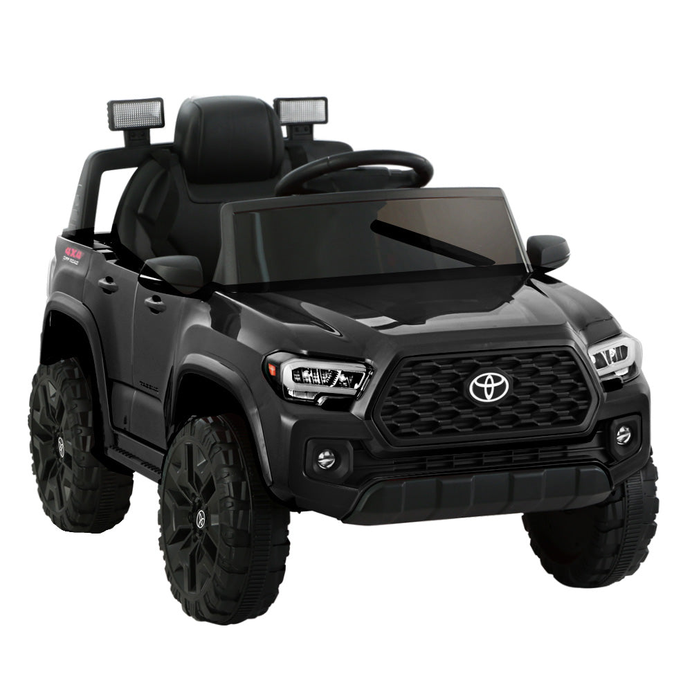 Toyota Ride On Car Kids Electric Toy Cars Tacoma Off Road Jeep 12V Battery Black