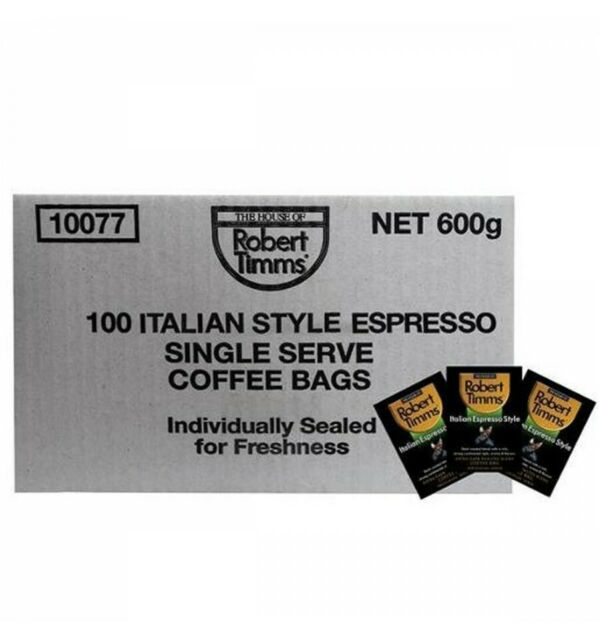 Robert Timms 100 Bags Italian Espresso Style