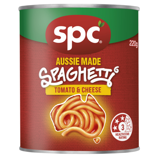 Spc Spaghetti In Tomato & Cheese Sauce 220G