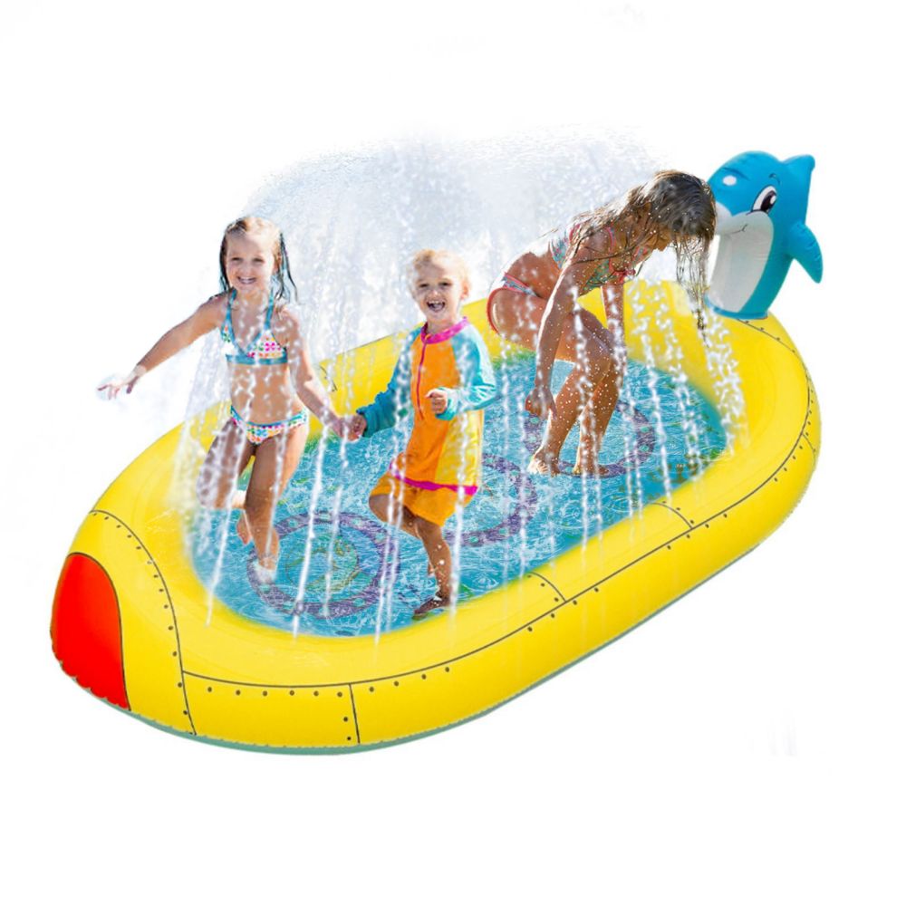 Inflatable Sprinkler Pool for Kids - Submarine – halalpantry