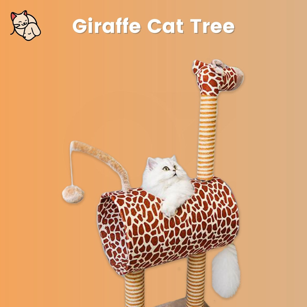 Floofi Cat Tree Giraffe - FI-CT-102-RN