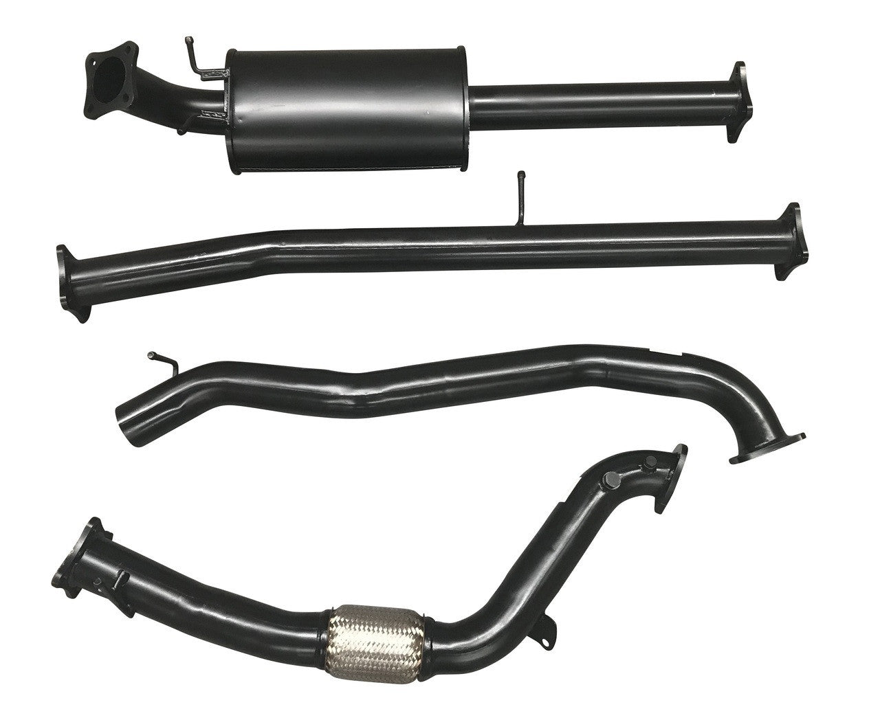 3 INCH RHINO EXHAUST NO CAT WITH MUFFLER FOR 3.2L PX FORD RANGER