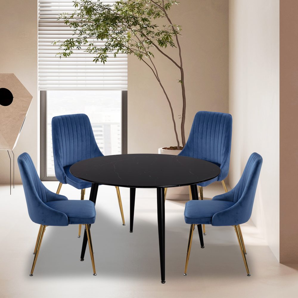 Marble Mania Round Table