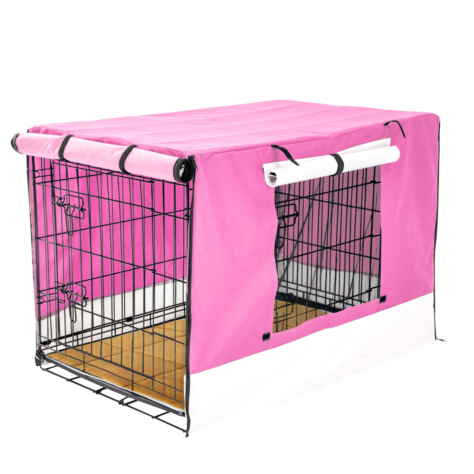 Pink dog shop crate covers