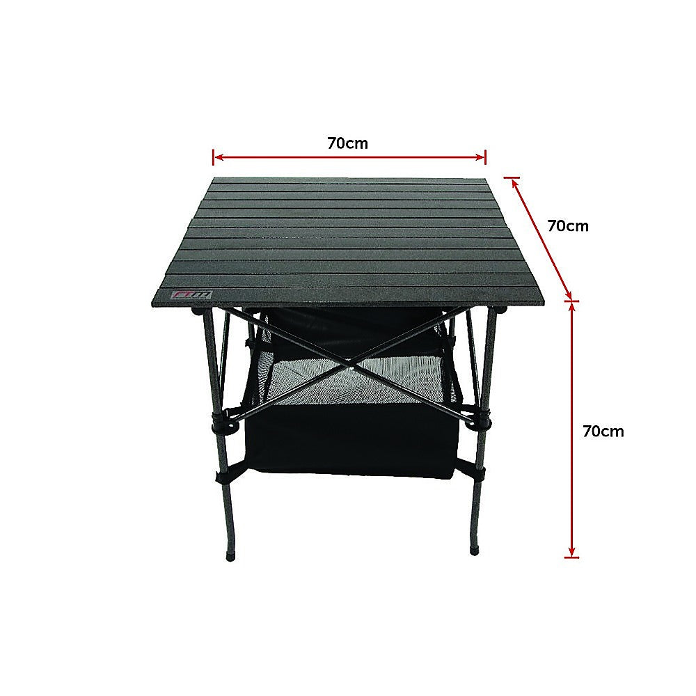 Folding Collapsible Camping Table Caravan RV Heavy Duty Steel & Aluminium