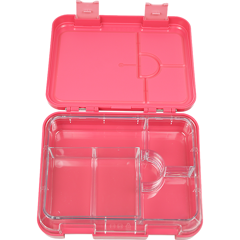 Bento Lunch Box Kids Leakproof Food Container School Picnic - Pink