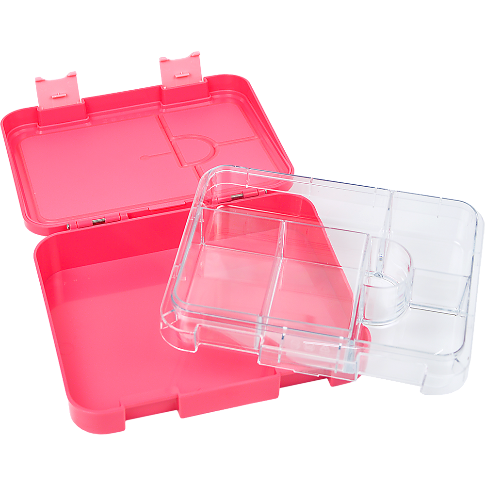 Bento Lunch Box Kids Leakproof Food Container School Picnic - Pink