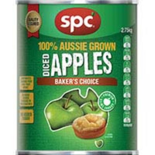 Pie Apple Diced Granny Smith Bakers Choice 2.75Kg