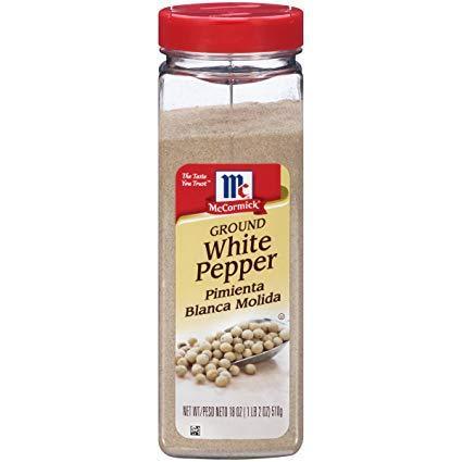 6 X Mccormick 18Oz Pepper White Ground 500G