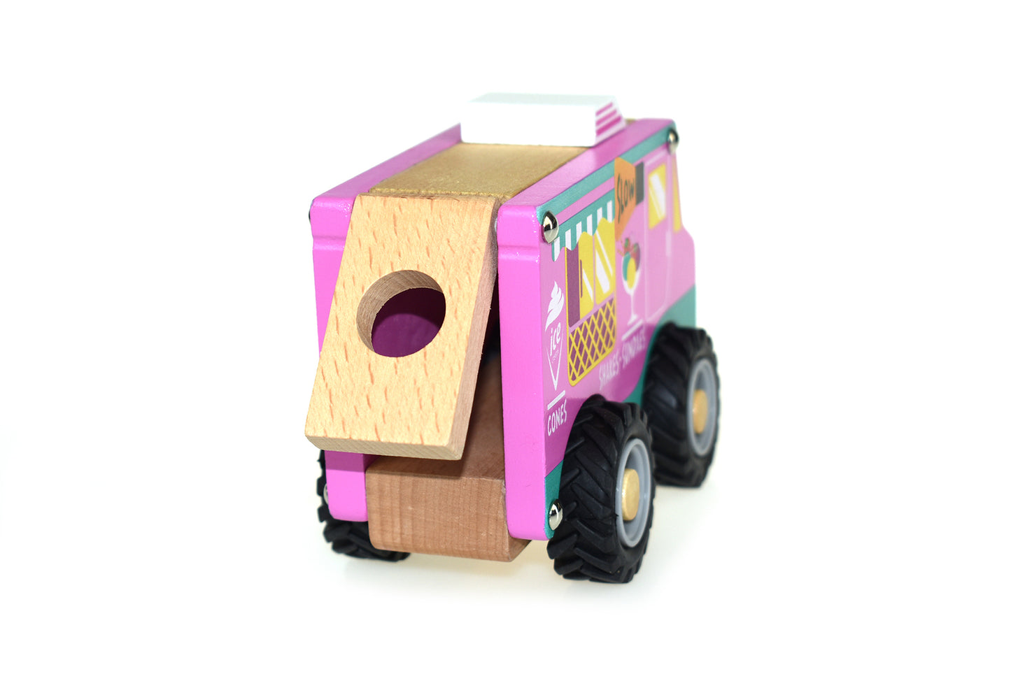 KD WOODEN ICE CREAM TRUCK