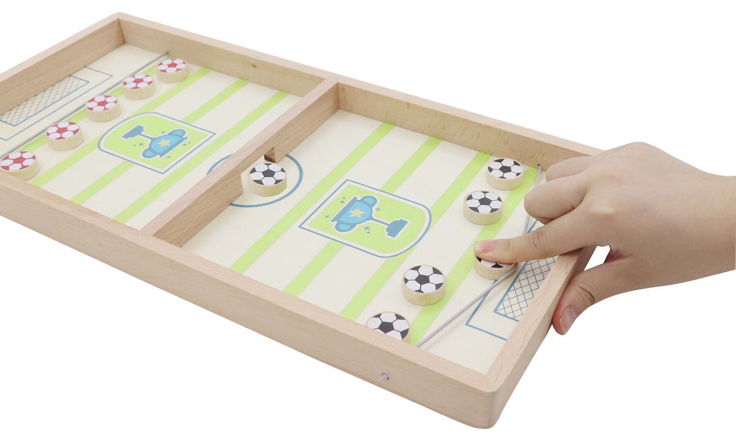 WOODEN SLING SOCCER GAME