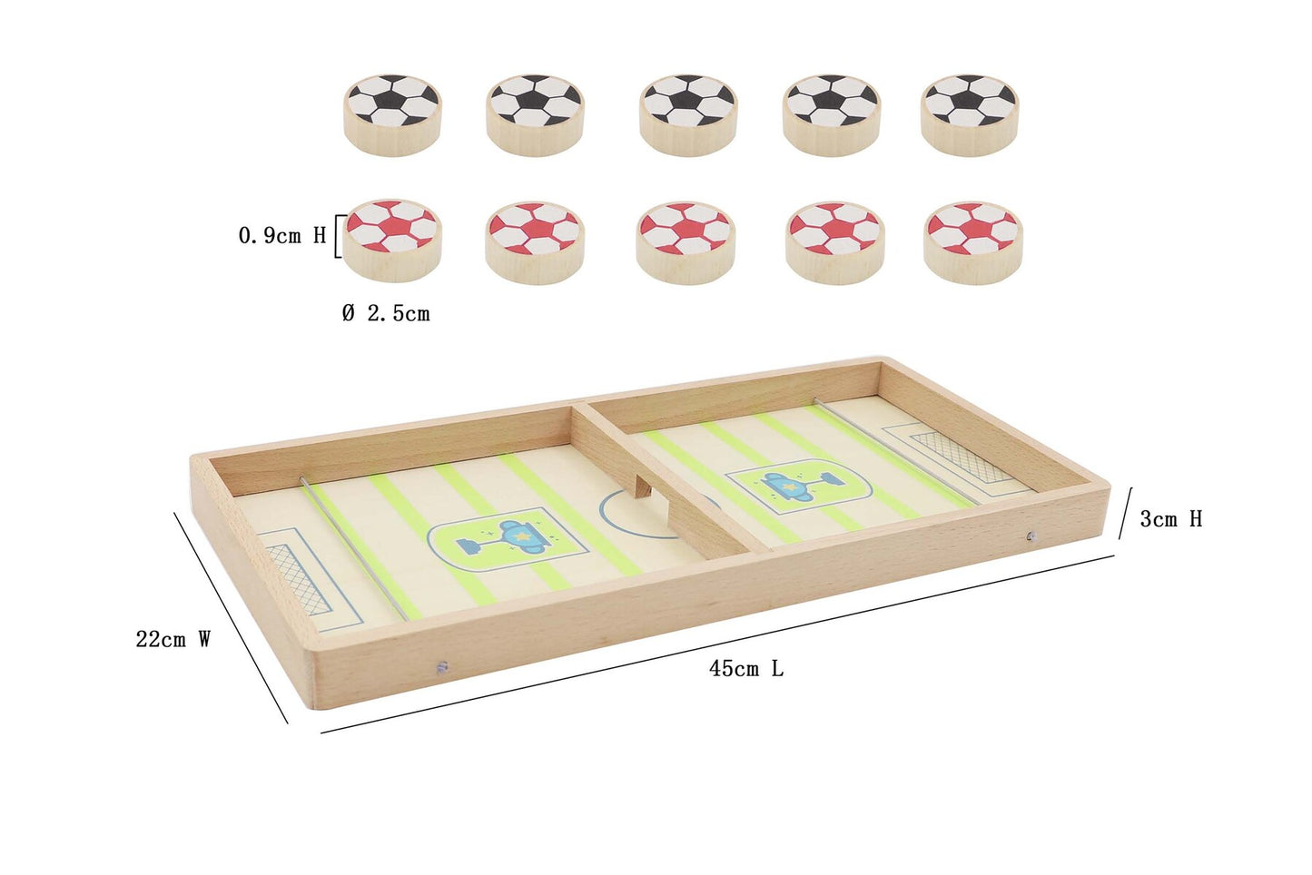 WOODEN SLING SOCCER GAME