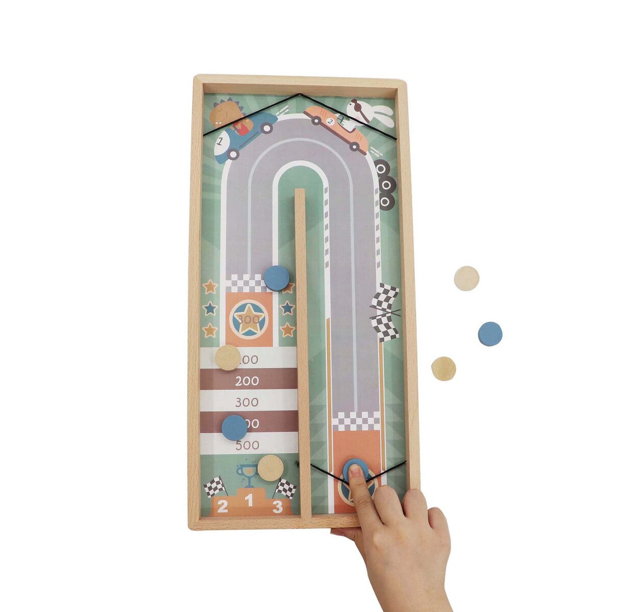 WOODEN SLING PINBALL GAME